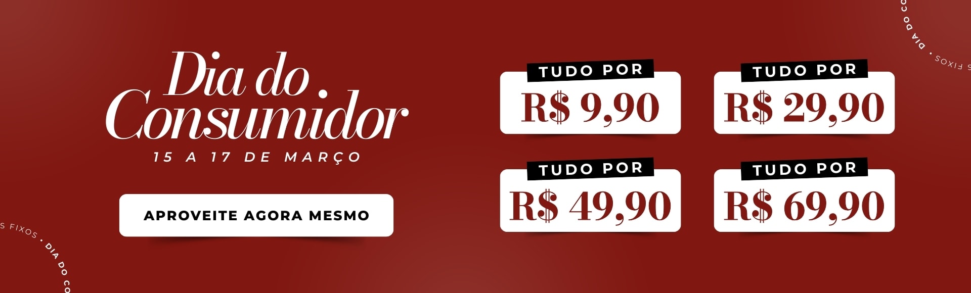 Lançamentos - Dia do Consumidor