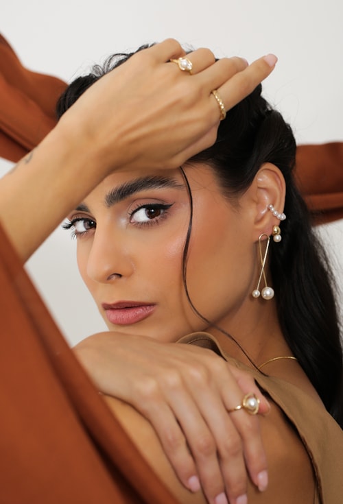 MIX DE BRINCOS E PIERCING DE PÉROLAS l REALIZE