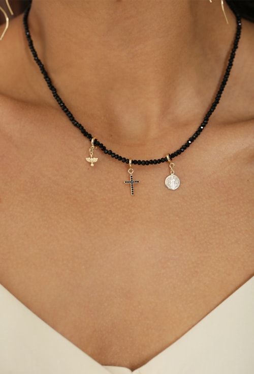 MIX DE CHOKER COM KIT MEU SONHOS FÉ ÔNIX l REALIZE
