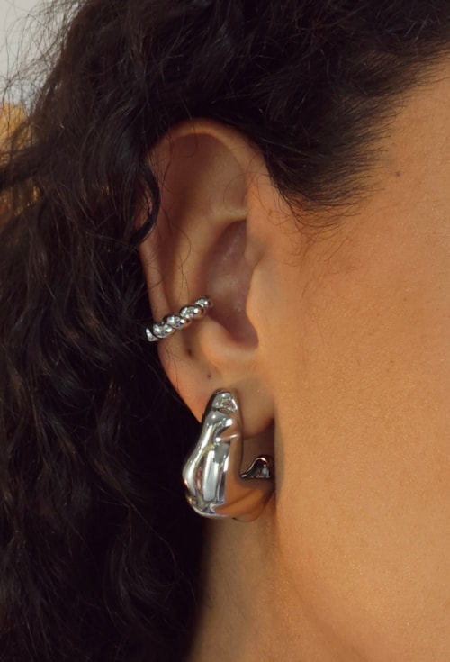 MIX DE BRINCO E PIERCING FAKE ORGÂNICO E CHOKER ELOS | WELCOME SPRING 2025