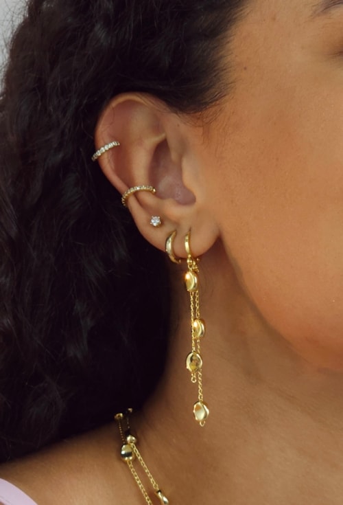 MIX DE COLARES E BRINCO GOTAS LISAS NO OURO | WELCOME SPRING 2025