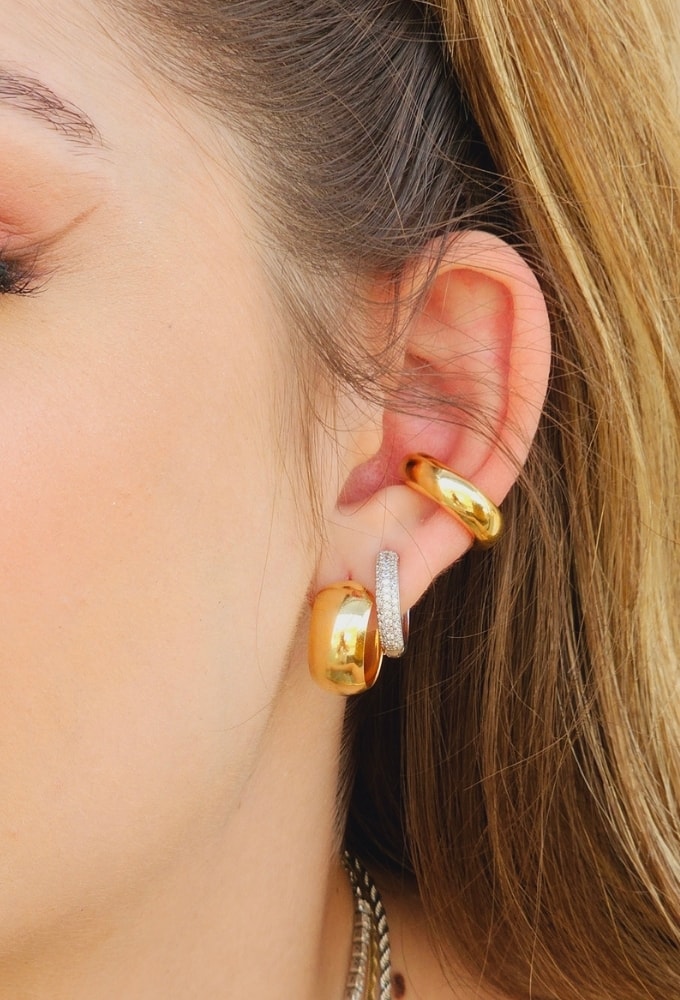 MIX COM ARGOLA ABAULADA NO OURO | WELCOME SPRING 2024
