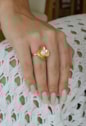 MIX COM BRACELETE E ANÉIS ORGÂNICOS NO OURO | TROPICANA