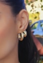 MIX COM COLAR TRIPLO DE BOLINHAS NO OURO l GOLD WEST