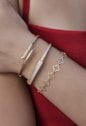 MIX DE ANÉIS E BRACELETES CRAVEJADOS l AMARE