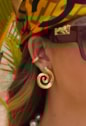 MIX DE BRINCO CARACOL COM PIERCING TORCIDO l CALIFÓRNIA