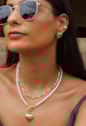MIX DE BRINCO CORAÇÃO CRAVEJADO COM PIERCING LISO l ESSENZA