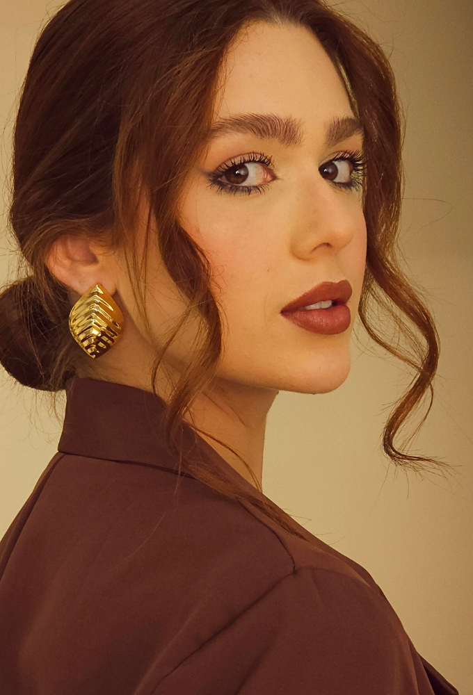 MIX DE BRINCO E COLAR FOLHA ORGÂNICO | AURA