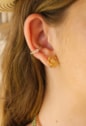 MIX DE BRINCO E PIERCING CRAVEJADO NO OURO l CALIFÓRNIA