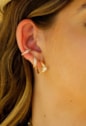 MIX DE BRINCOS E PIERCING CRAVEJADOS COM PÉROLA l CALIFÓRNIA