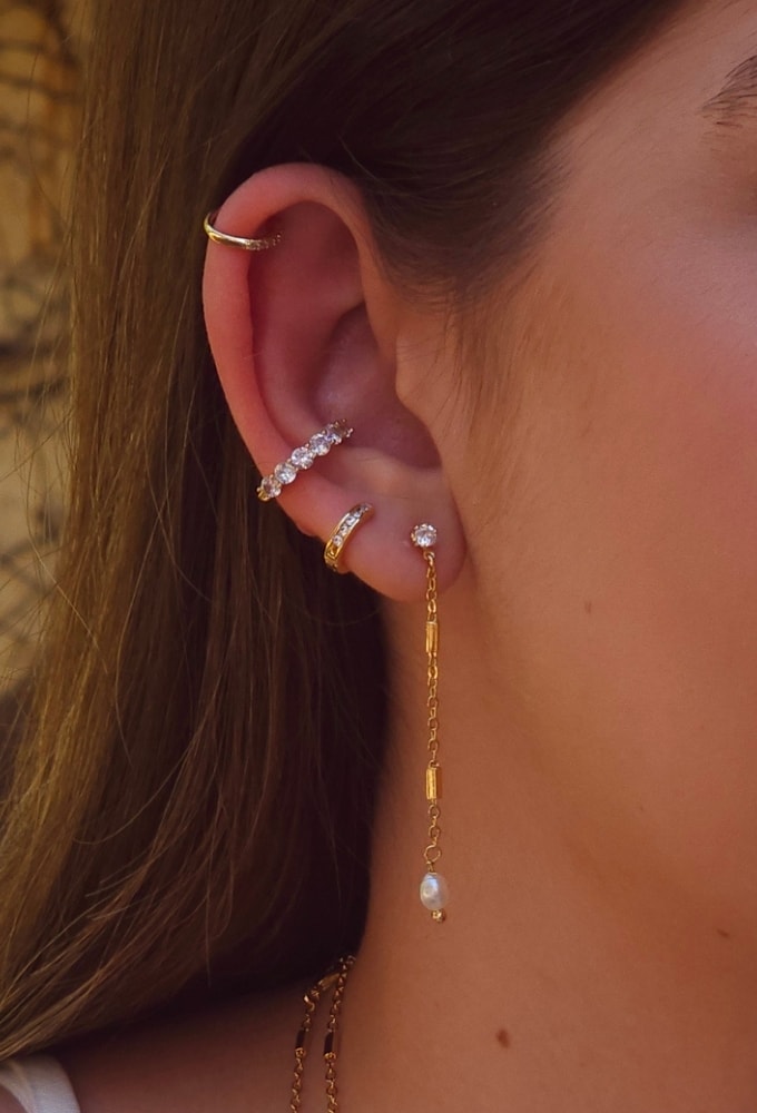 MIX DE BRINCOS E PIERCINGS FAKE DELICADOS | LA DOLCE VITA
