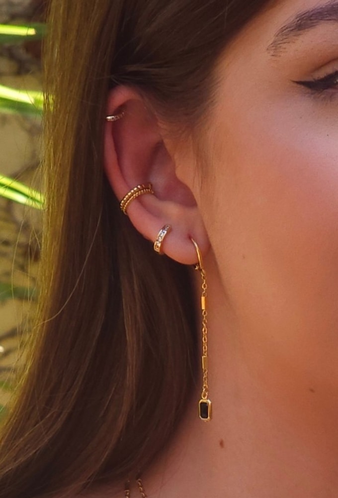 MIX DE BRINCOS ÔNIX E PIERCINGS FAKE | LA DOLCE VITA
