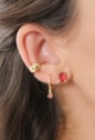 MIX DE BRINCOS RUBELITA COM PIERCING LISO NO OURO l AFETO