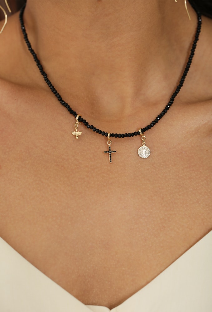 MIX DE CHOKER COM KIT MEU SONHOS FÉ ÔNIX l REALIZE