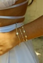 MIX DE PULSEIRAS DE PÉROLAS COM BRACELETE TORCIDO l CALIFÓRNIA