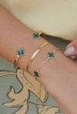 MIX DE PULSEIRAS DE TREVOS MALAQUITA | WELCOME SPRING 2024