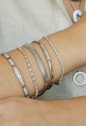 MIX DE PULSEIRAS E BRACELETES CRAVEJADOS NO RÓDIO l AUTÊNTICA