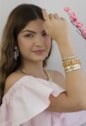 MIX DE PULSEIRAS E BRACELETES NO OURO E RÓDIO l EQUILIBRIUM WHITE COLOR
