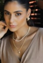 MIX ELEGANTE DE COLAR E BRINCO CRAVEJADO l GOLD WEST