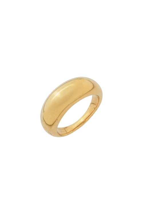 ANEL ABAULADO EM AÇO INOX DOURADO AN558-AD