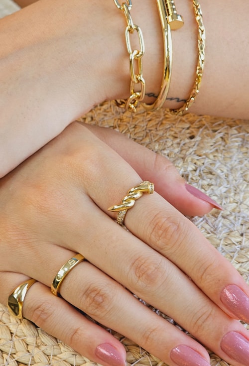 ANEL AJUSTÁVEL INSPIRAÇÃO COM ZIRCÔNIA CRISTAL  AN327-O ANEL AJUSTÁVEL INSPIRAÇÃO COM ZIRCÔNIA CRISTAL  AN327-O