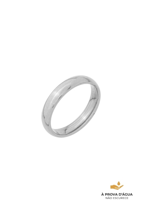 ANEL ANATÔMICO LISO AÇO INOX 4MM AN561-A