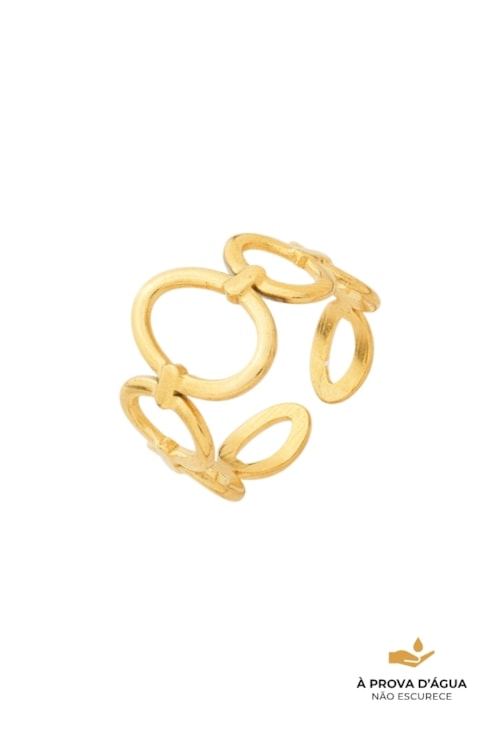 ANEL COM AROS OVAL AJUSTÁVEL AN582-AD