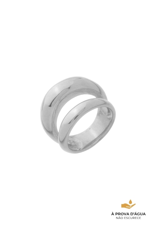 ANEL DUPLO ORGÂNICO AÇO INOX POLIDO AN614-A