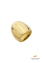 ANEL GROSSO OVAL AÇO INOX DOURADO AN617-AD