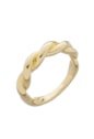 ANEL LISO TORCIDO NO OURO AN270-O