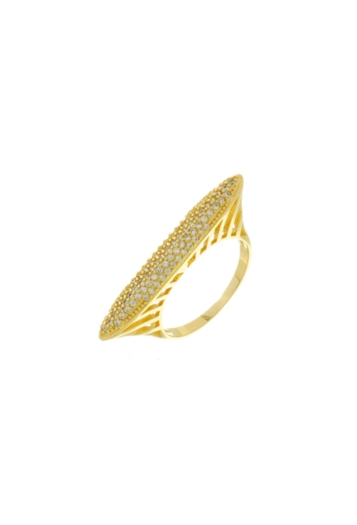 ANEL LUXO CRAVEJADO COM ZIRCÔNIAS CRISTAIS AN473-O ANEL LUXO CRAVEJADO COM ZIRCÔNIAS CRISTAIS AN473-O