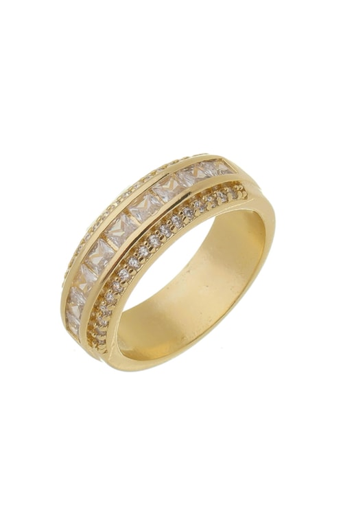 ANEL LUXO CRAVEJADO CRISTAL AN214-O