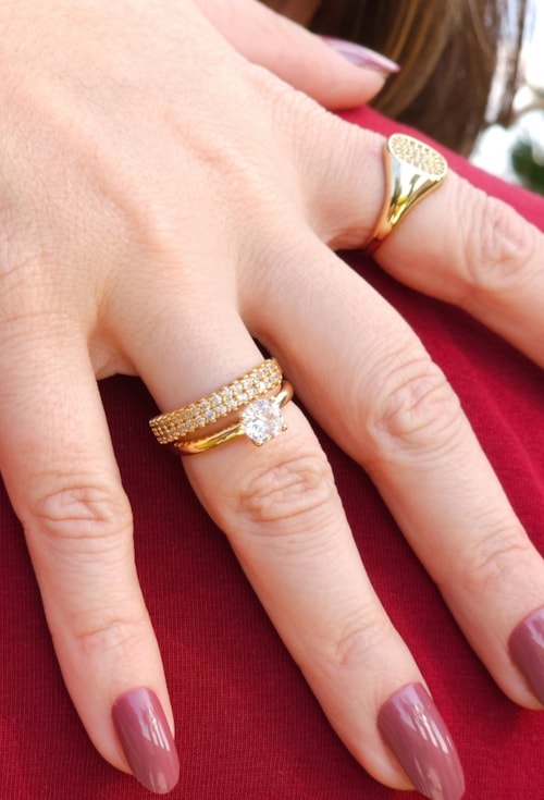 ANEL SOLITÁRIO CLÁSSICO COM ZIRCÔNIA AN506-O ANEL SOLITÁRIO CLÁSSICO COM ZIRCÔNIA AN506-O