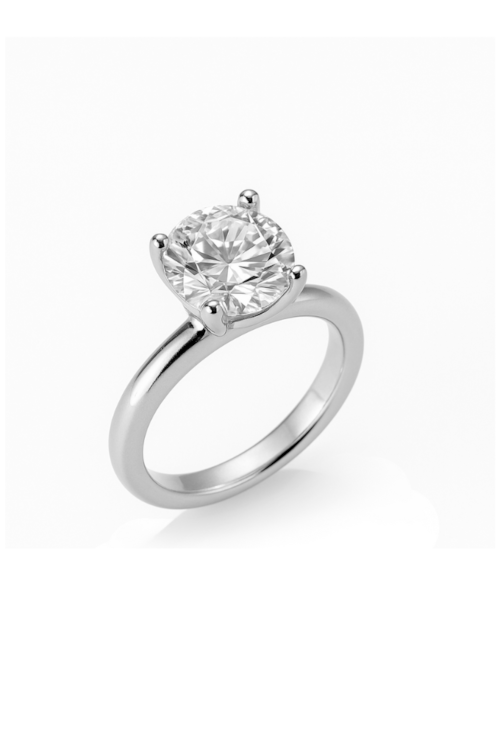 ANEL SOLITÁRIO COM ZIRCÔNIA REDONDA CLÁSSICA AN571-R ANEL SOLITÁRIO COM ZIRCÔNIA REDONDA CLÁSSICA AN571-R