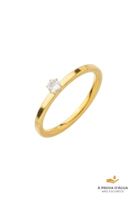 Produto ANEL SOLITÁRIO DELICADO AÇO INOX AN538-AD