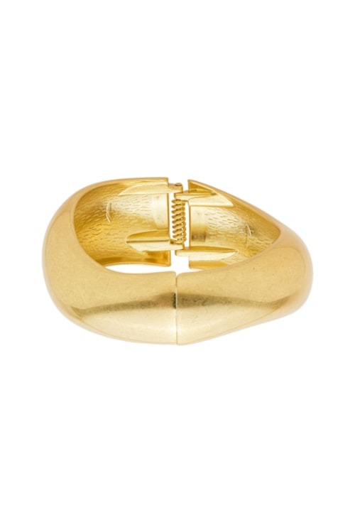 BRACELETE ABAULADO LISO NO OURO PM479-O