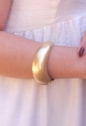 BRACELETE ABAULADO LISO NO OURO PM479-O