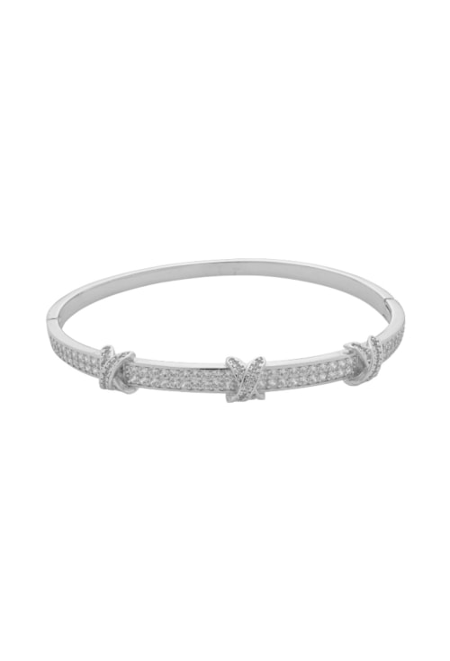 BRACELETE ARO CRAVEJADO NO RÓDIO PM579-R