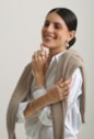 BRACELETE ARO REDONDO COM PEDRA OVAL CRISTAL BANHADO A OURO PM620-O