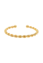 BRACELETE ARO TORCIDO BANHADO A OURO PM651-O