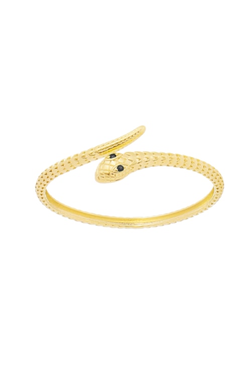 BRACELETE COBRA COM ÔNIX PM132-O