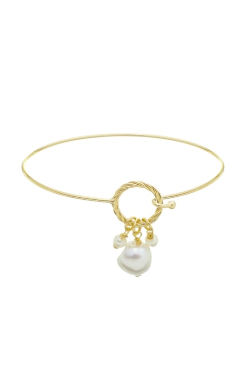 BRACELETE COM ENCAIXE FRONTAL E PÉROLAS PM319-O BRACELETE COM ENCAIXE FRONTAL E PÉROLAS PM319-O
