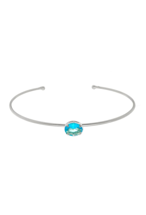 BRACELETE COM PEDRA AZUL TOPÁZIO PM134-R