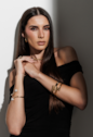 BRACELETE COM PÉROLAS BANHADO A OURO PM621-O