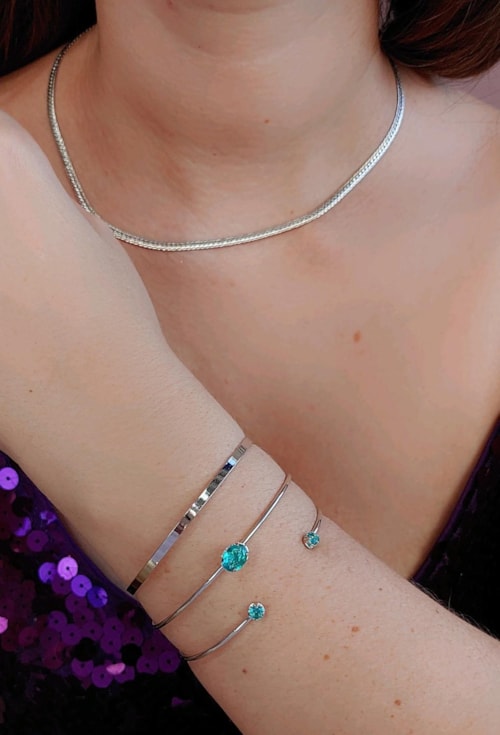 BRACELETE COM PONTOS DE LUZ TURMALINA PM133-R