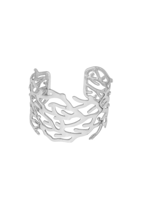 BRACELETE CORAL VAZADO EM AÇO INOX PM503-A
