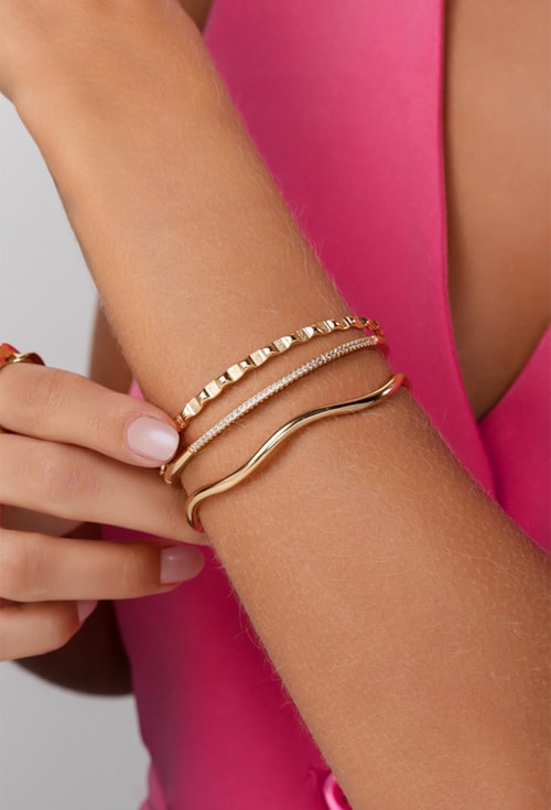 BRACELETE CRAVEJADO COM ZIRCÔNIAS PM216-O