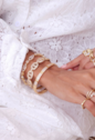 BRACELETE CRAVEJADO COM ZIRCÔNIAS PM515-O