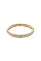 BRACELETE CRAVEJADO DUPLO EM OURO PM486-O