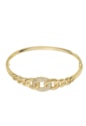 BRACELETE DE ELOS CRAVEJADO NO OURO PM284-O